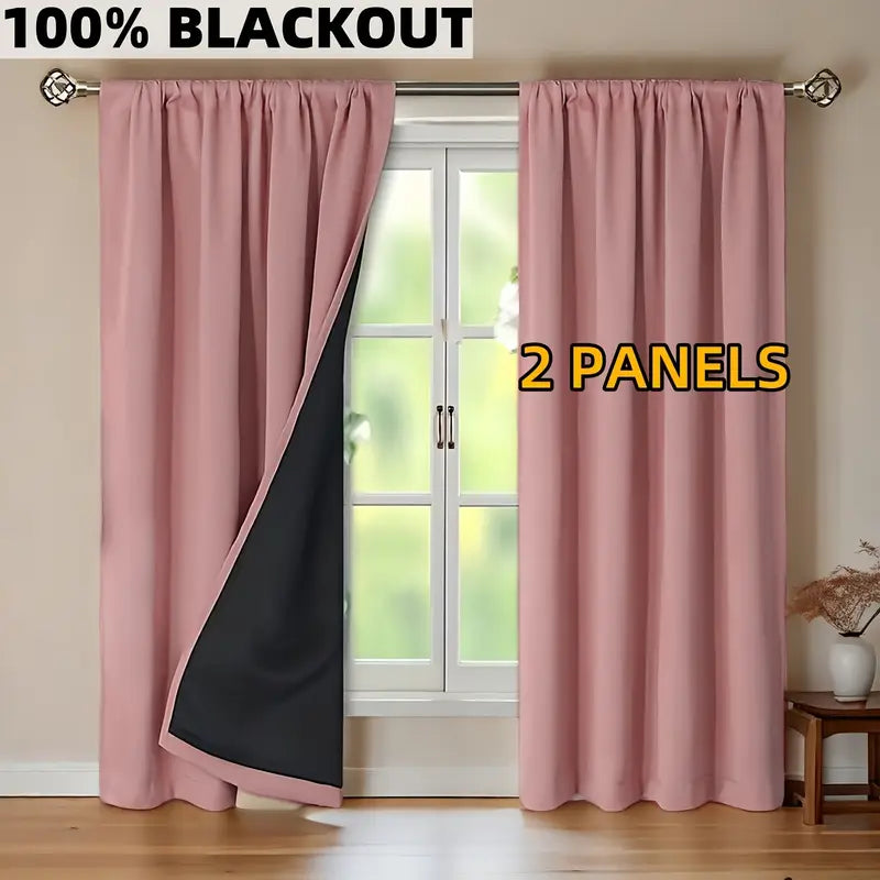 Blackout Curtains - Luxora™ Thermal Insulation Design