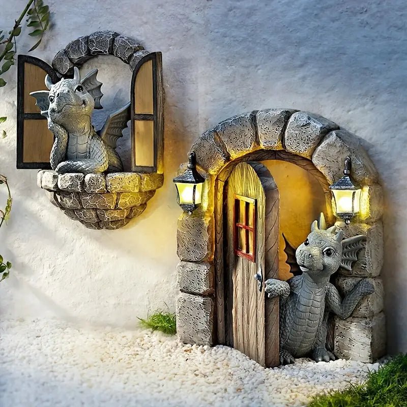 Magical Dragon Garden Decoration - Enchanted Crafts