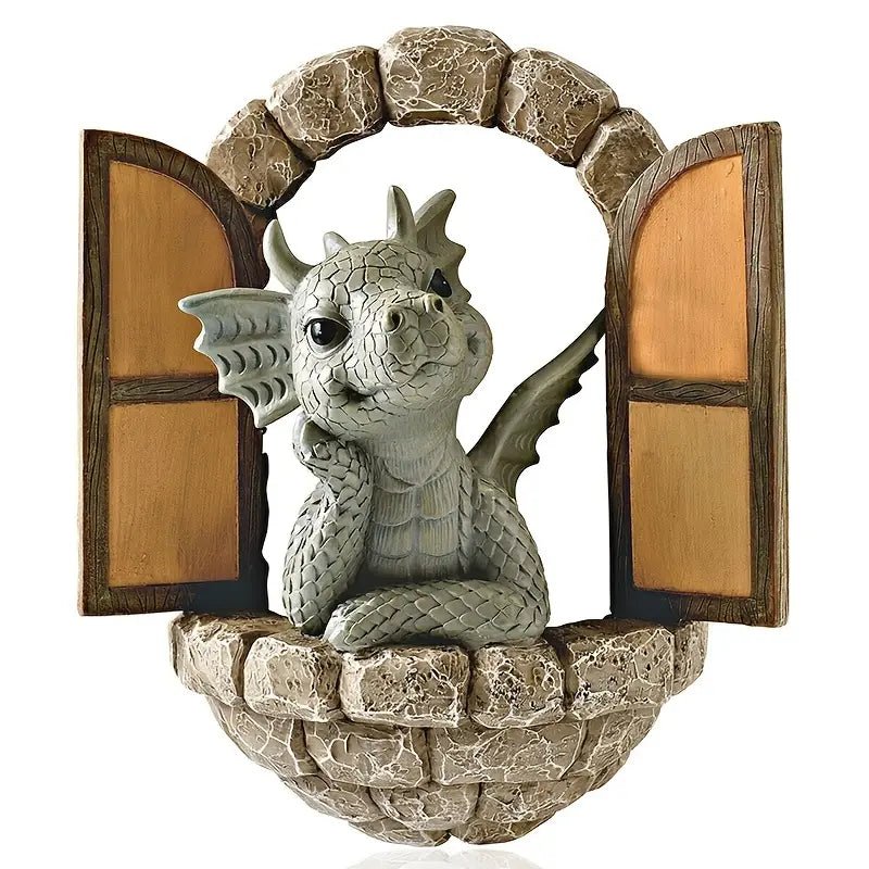 Magical Dragon Garden Decoration - Enchanted Crafts