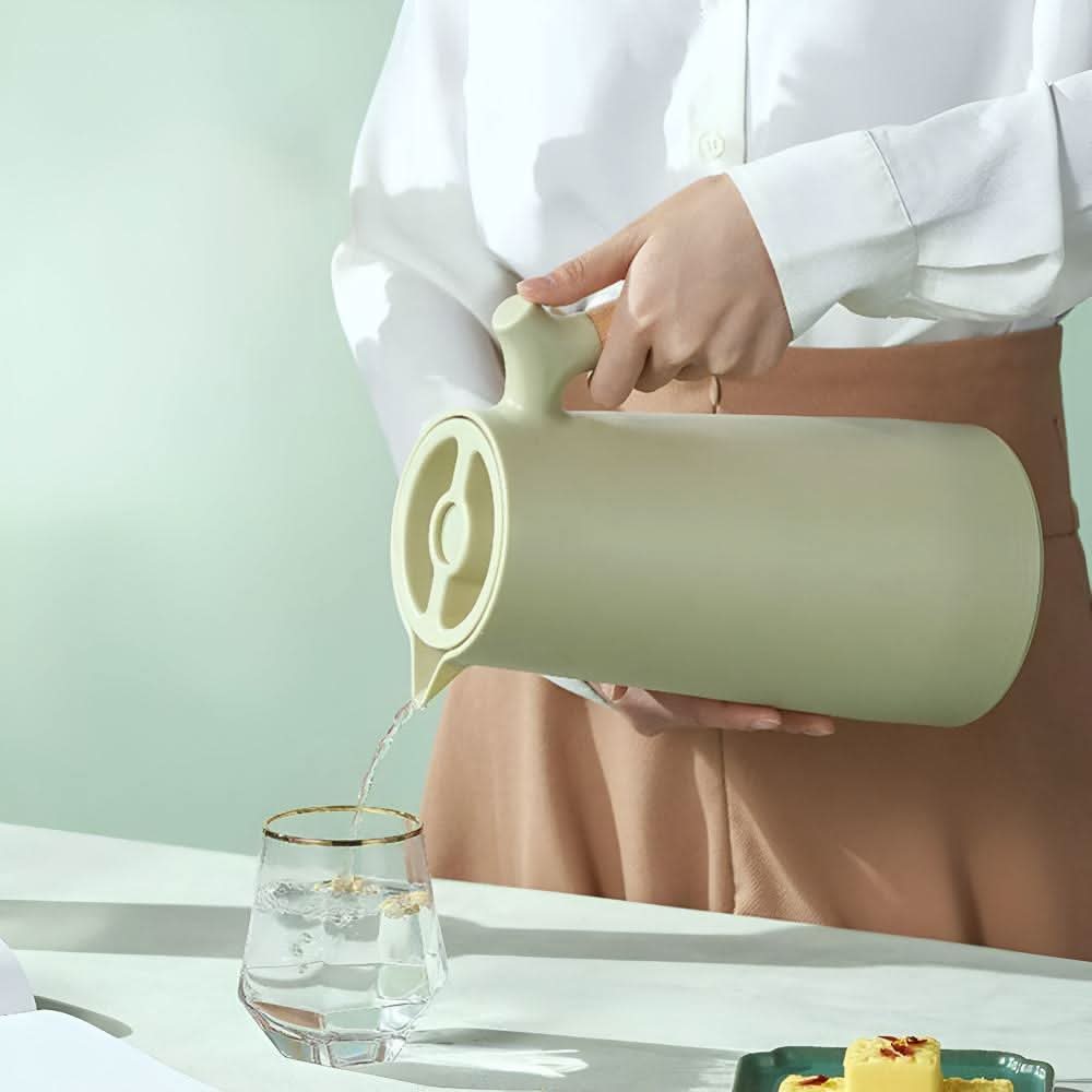 Elegant Double-Walled Glass Carafe - Luxora Home