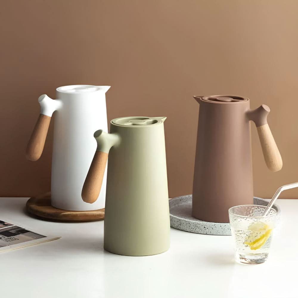 Elegant Double-Walled Glass Carafe - Luxora Home