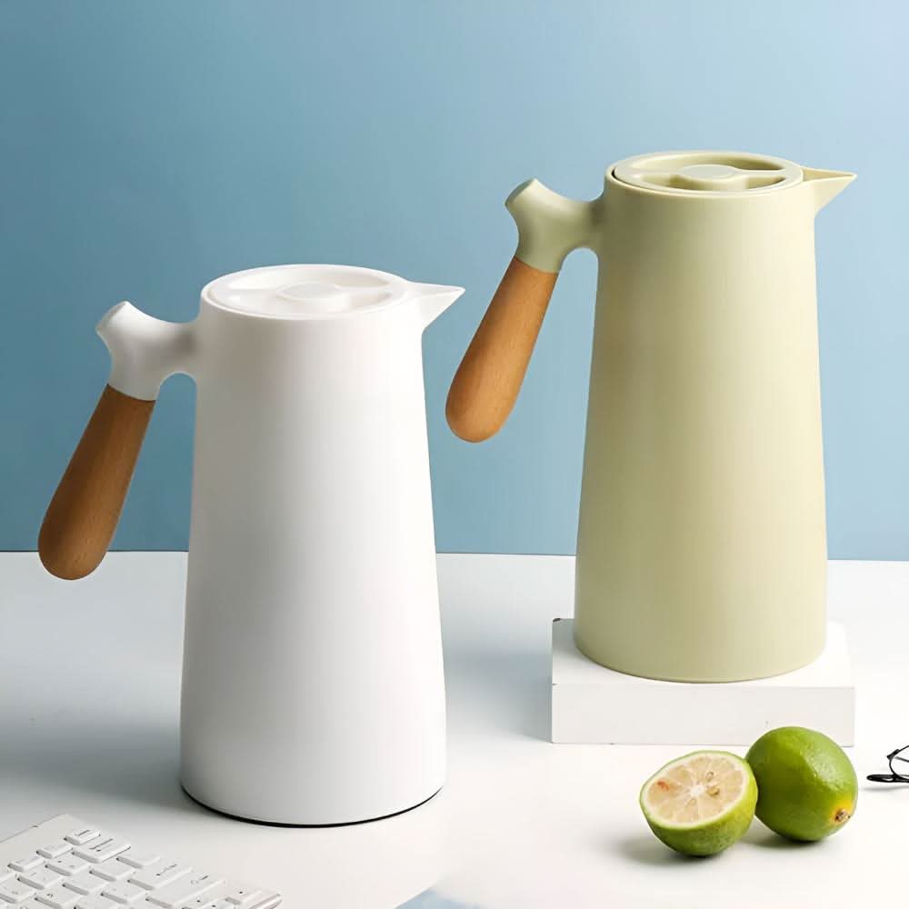 Elegant Double-Walled Glass Carafe - Luxora Home