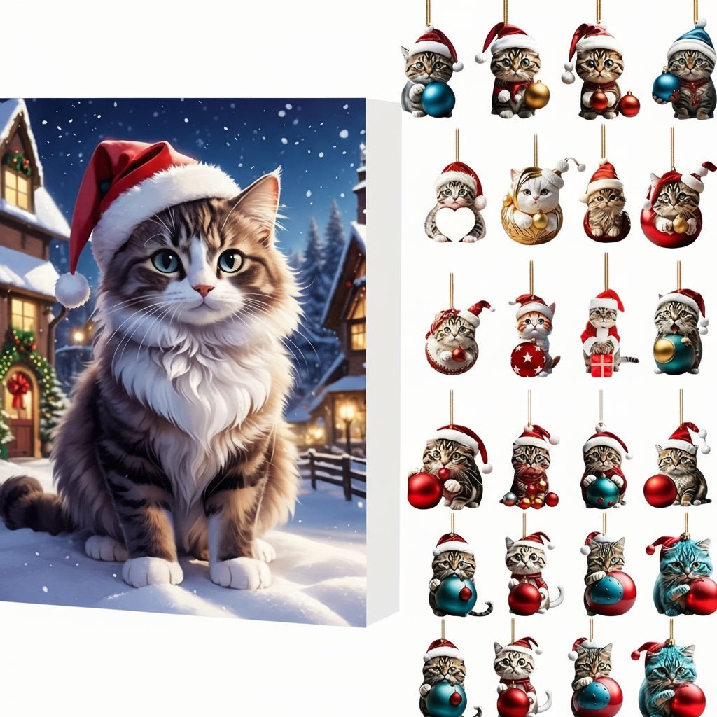 Cat Advent Calendar - Purrfect Days 24-Day Holiday Set