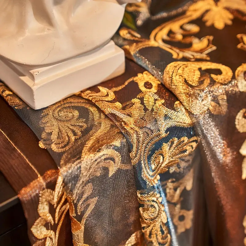 Vintage Jacquard Embroidery Curtain - LuxeHome Decor