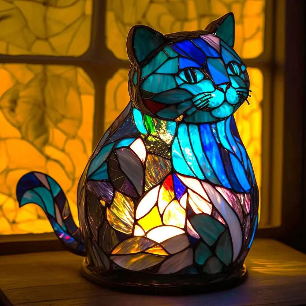 Artistic Table Lamp - LuminaCraft with Animal Motif