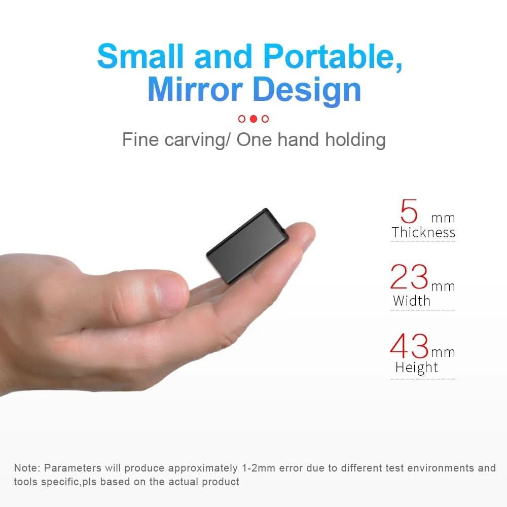 VoiceNote Mini - EchoTech Ultra-light Dictation Device