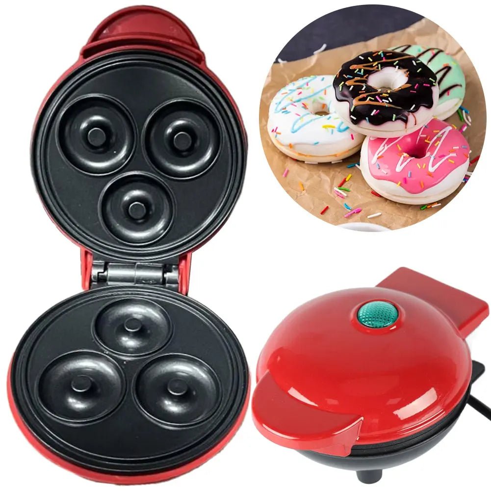 Waffle Maker - LuxeGrid Portable Non-Stick Design