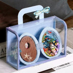 Dollhouse - Walnut Shell Creations with Interior Light