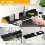 DrainSmart - Premium 24-Inch Sink Mat for Effortless Draining