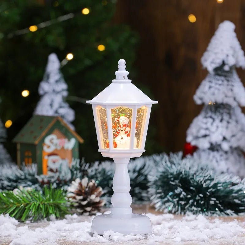 Snow Swirl Lantern - LuminaGlow