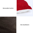 Cozy Pet Bed - Pawsitive Comfort with Christmas Design