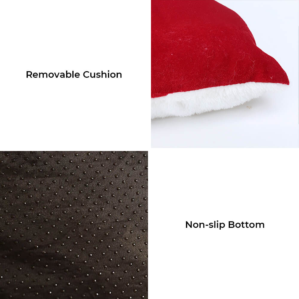 Cozy Pet Bed - Pawsitive Comfort with Christmas Design