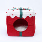 Cozy Pet Bed - Pawsitive Comfort with Christmas Design