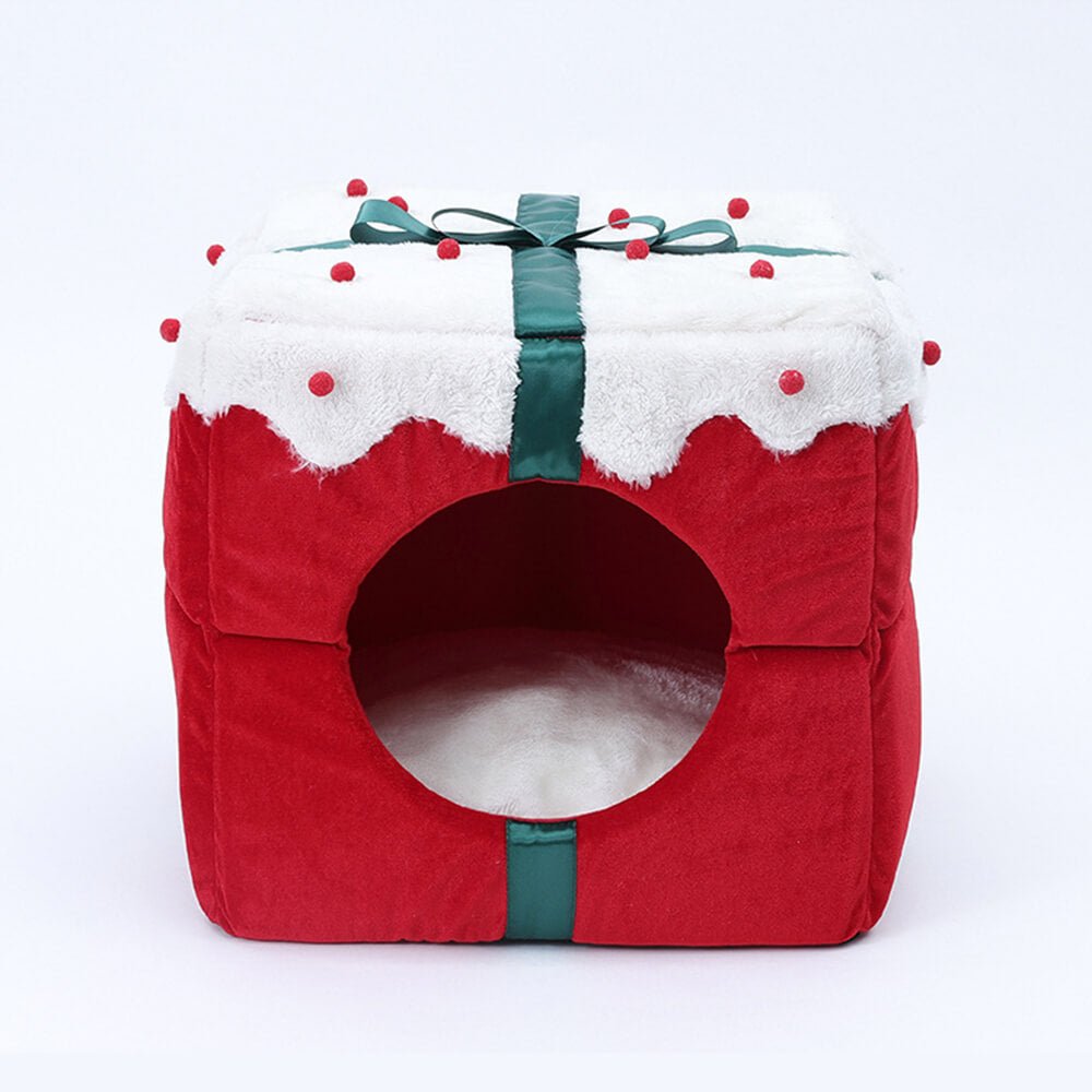 Cozy Pet Bed - Pawsitive Comfort with Christmas Design