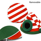 Cozy Cat Bed - Purrfect Nest Christmas Hat Design
