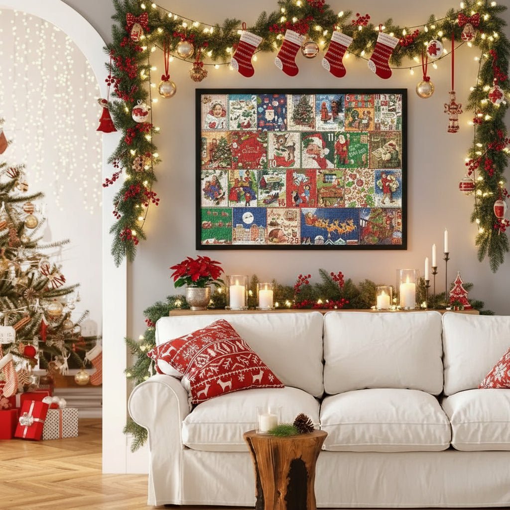 PuzzleJoy - 1000-Piece Advent Calendar Puzzle for Christmas Fun