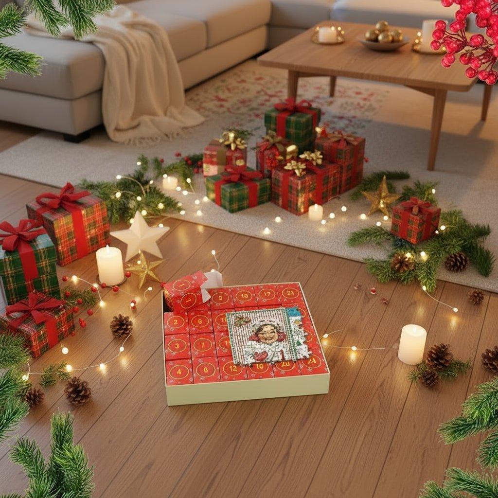 PuzzleJoy - 1000-Piece Advent Calendar Puzzle for Christmas Fun