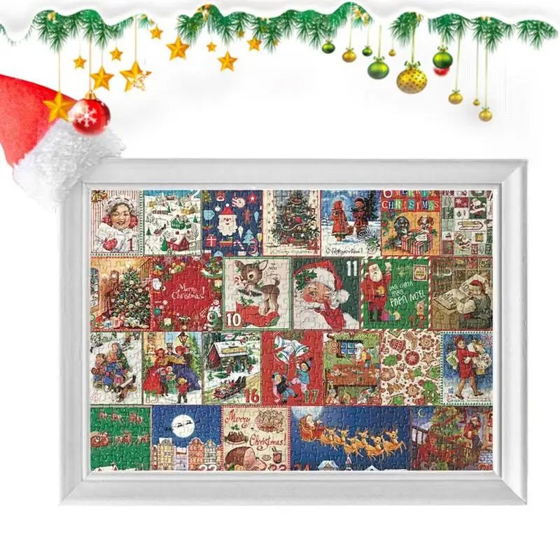 PuzzleJoy - 1000-Piece Advent Calendar Puzzle for Christmas Fun