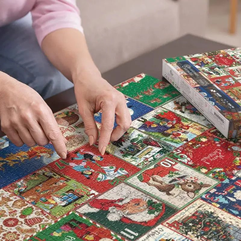 PuzzleJoy - 1000-Piece Advent Calendar Puzzle for Christmas Fun
