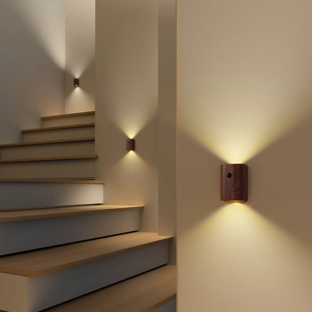 Slim Wooden Wall Night Light - Luminara Designs