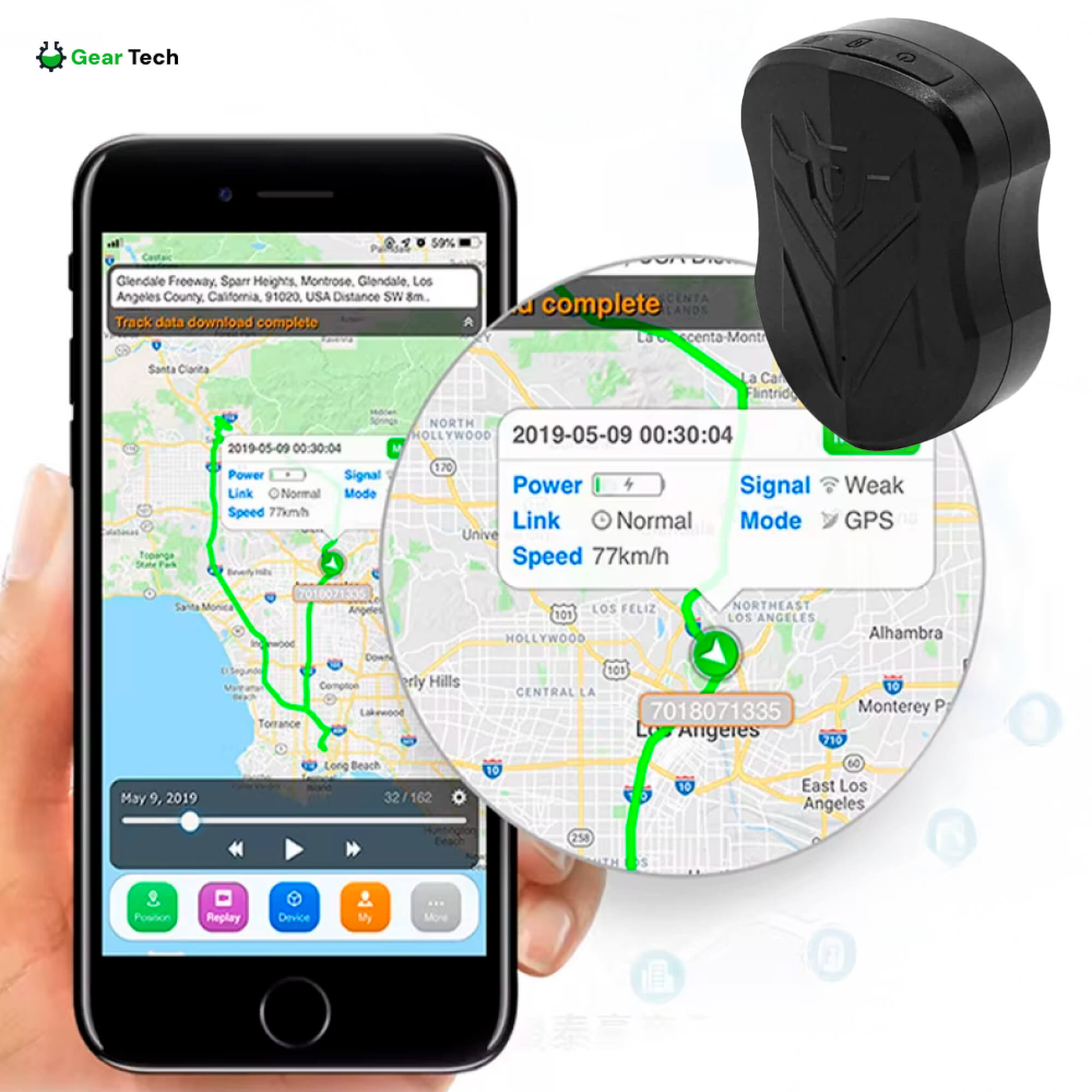 Waterproof GPS Car Tracker - SecureTrack Pro