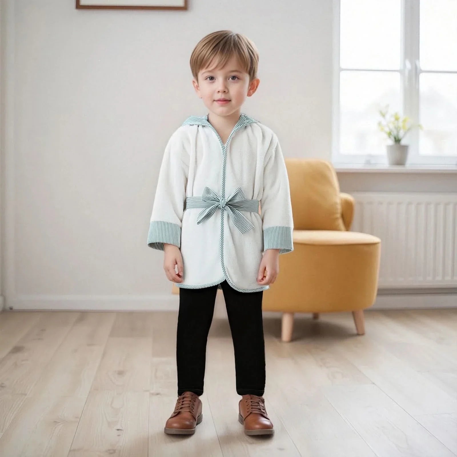 Cozy Microfiber Kids Bathrobe - SnuggiNest
