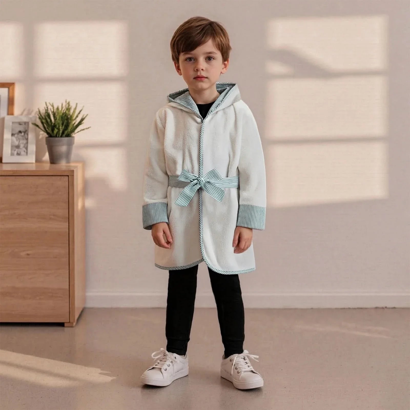 Cozy Microfiber Kids Bathrobe - SnuggiNest