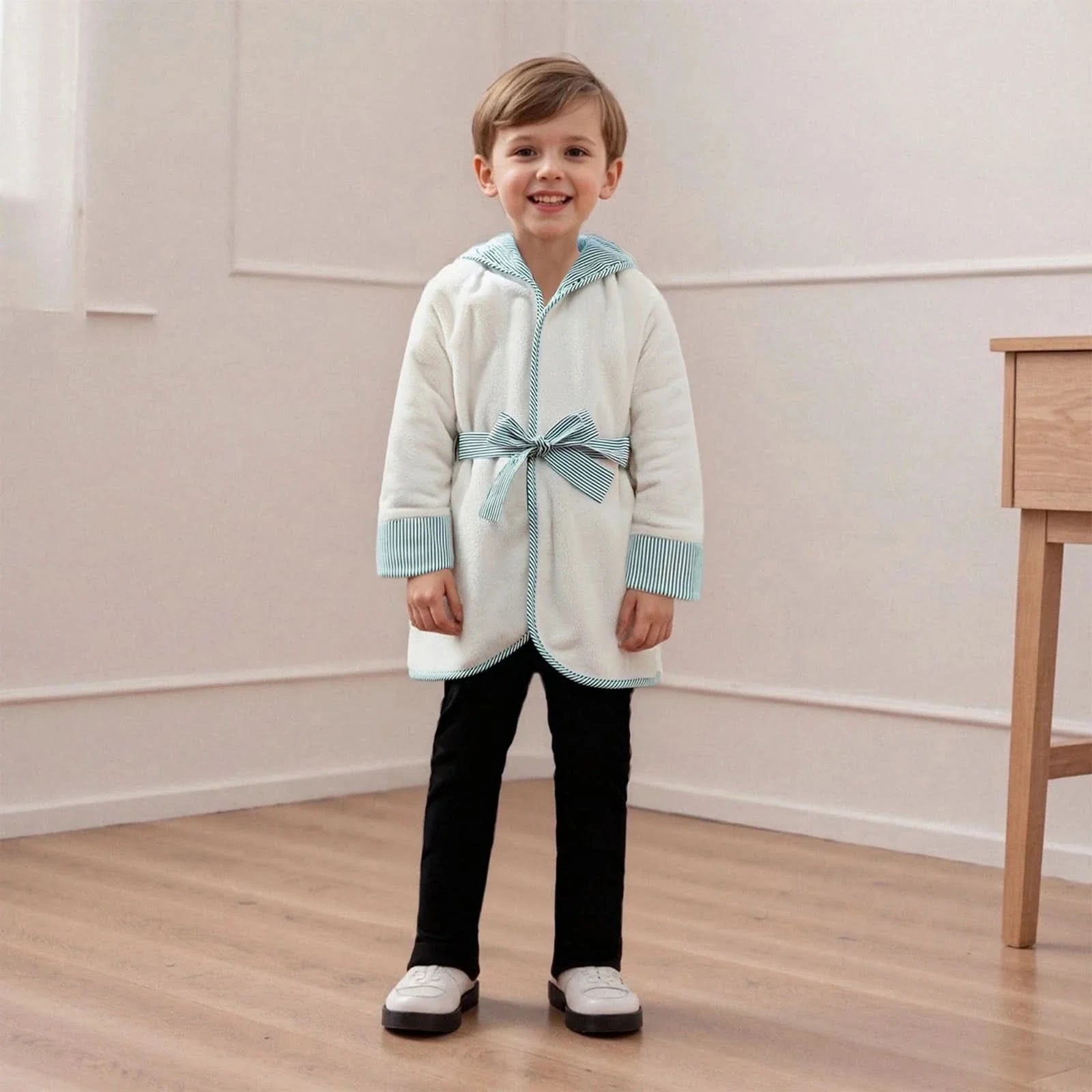 Cozy Microfiber Kids Bathrobe - SnuggiNest