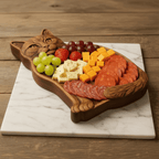 Cat-Shaped Charcuterie Board - Purrfectly Crafted Woodworks