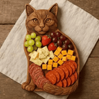 Cat-Shaped Charcuterie Board - Purrfectly Crafted Woodworks