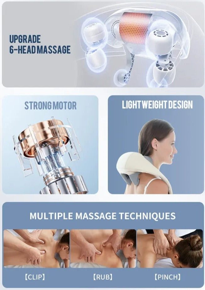 3D Neck and Back Massager - RelaxoPro