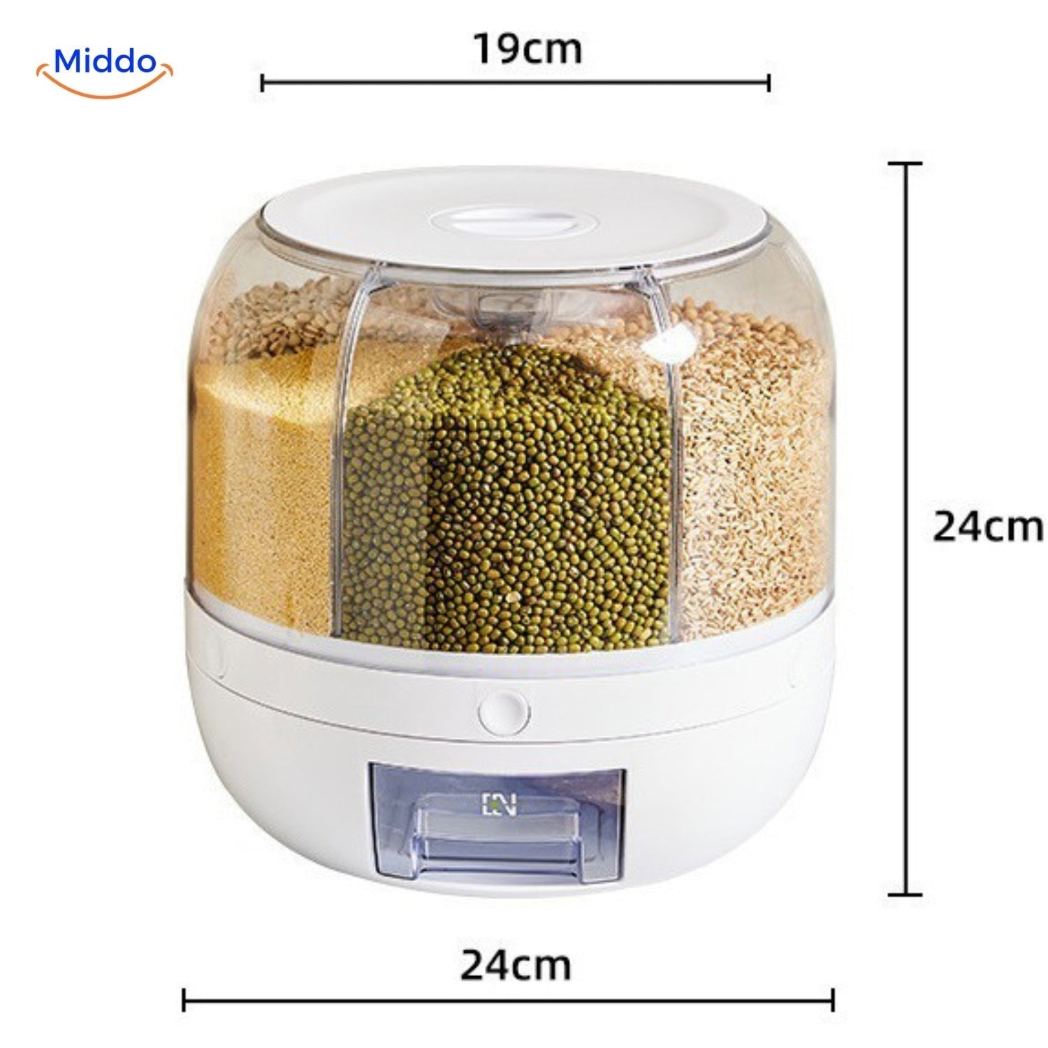 360° Rotating Grain Dispenser - GrainMaster Elite