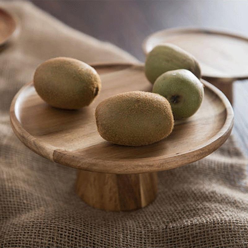 Wood Cake Stand - Artisan Elegance