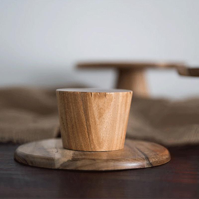 Wood Cake Stand - Artisan Elegance