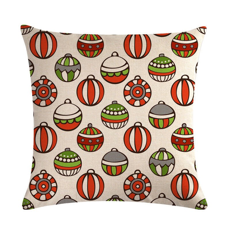 Candy Cane Christmas Pillow Cover - LuxeNest