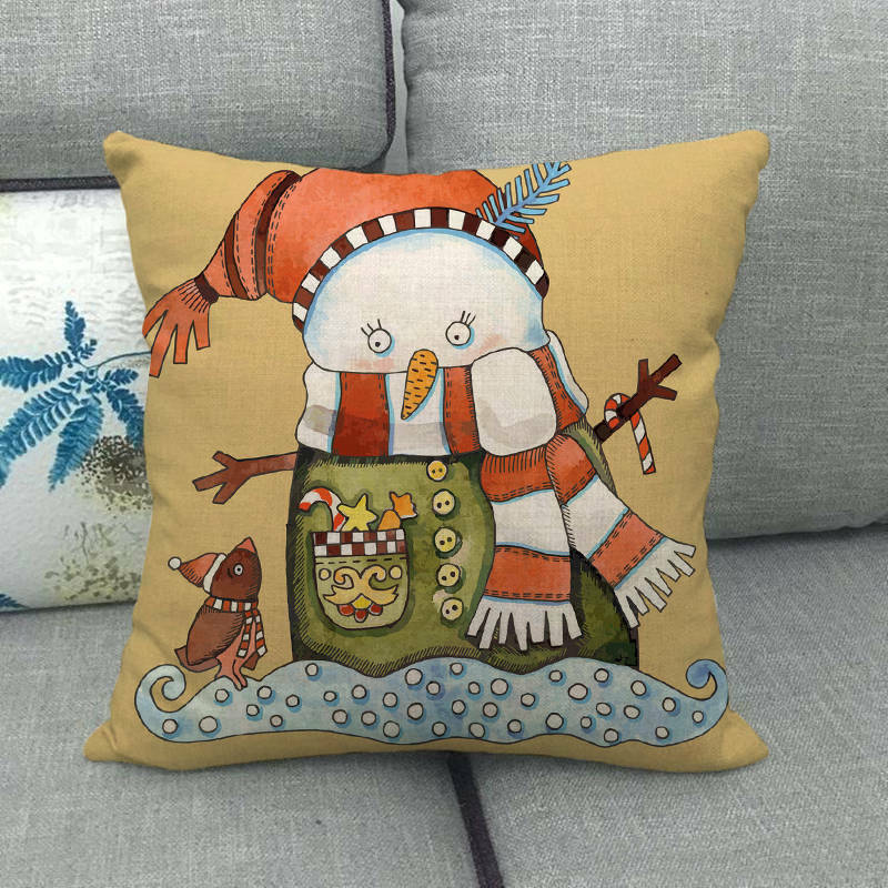 Candy Cane Christmas Pillow Cover - LuxeNest