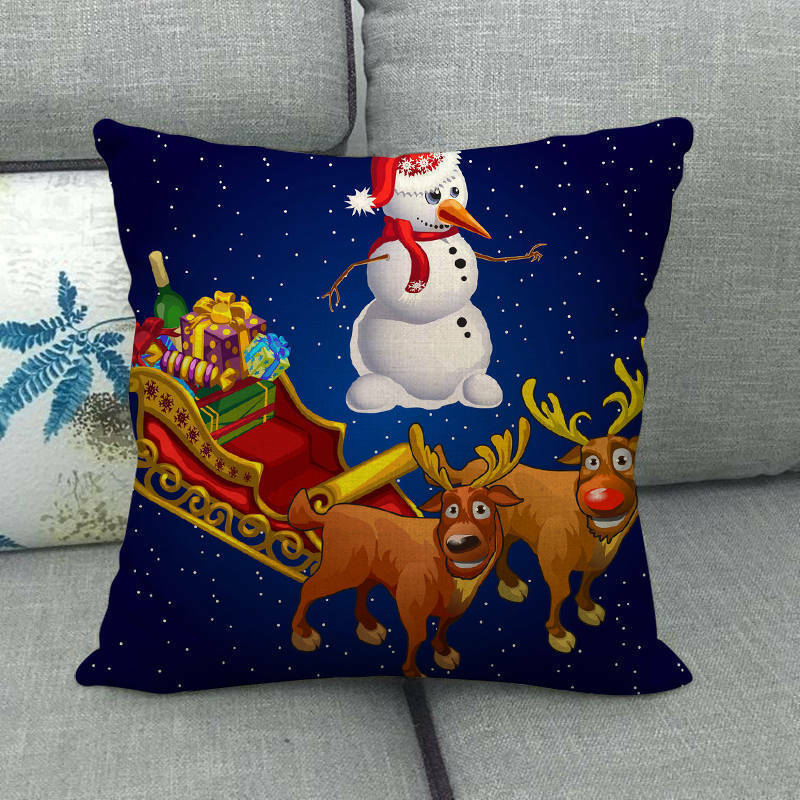 Candy Cane Christmas Pillow Cover - LuxeNest