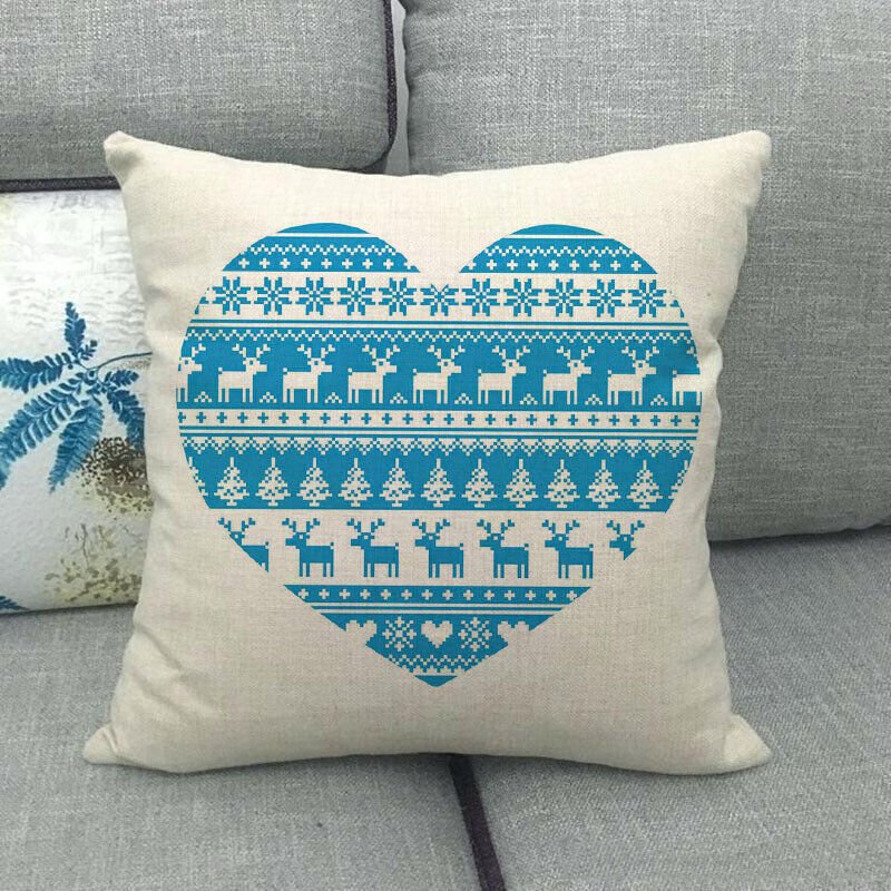 Candy Cane Christmas Pillow Cover - LuxeNest