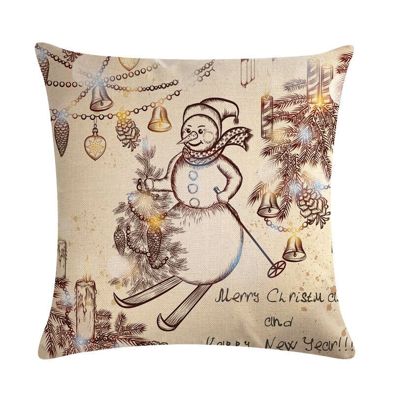Candy Cane Christmas Pillow Cover - LuxeNest