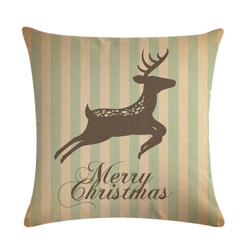 Candy Cane Christmas Pillow Cover - LuxeNest