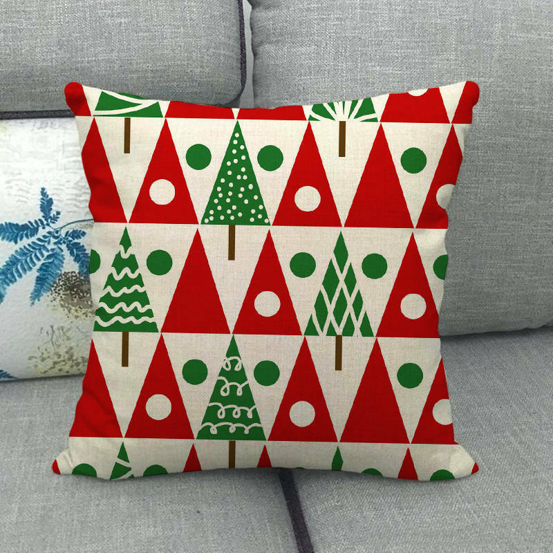 Candy Cane Christmas Pillow Cover - LuxeNest