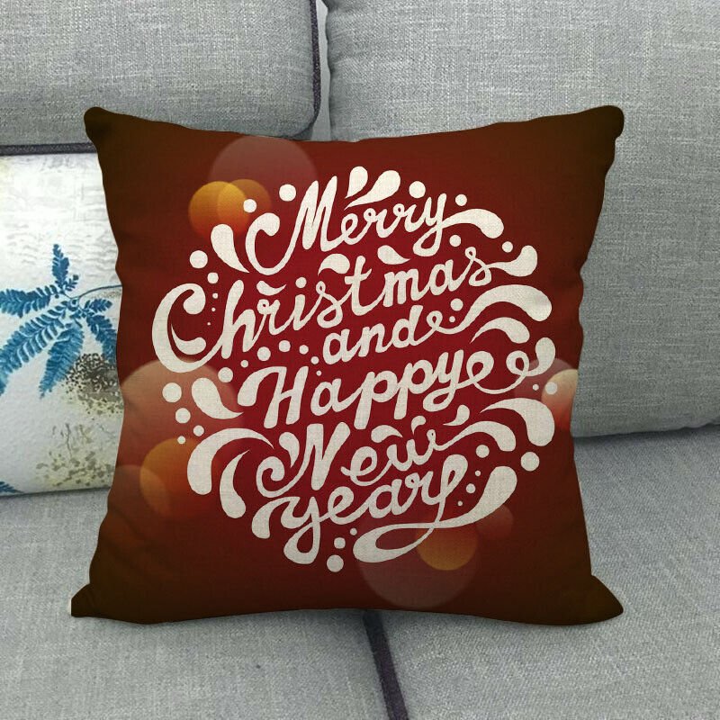 Candy Cane Christmas Pillow Cover - LuxeNest