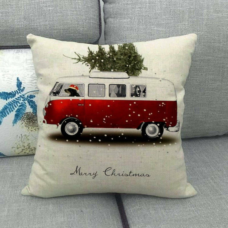 Candy Cane Christmas Pillow Cover - LuxeNest