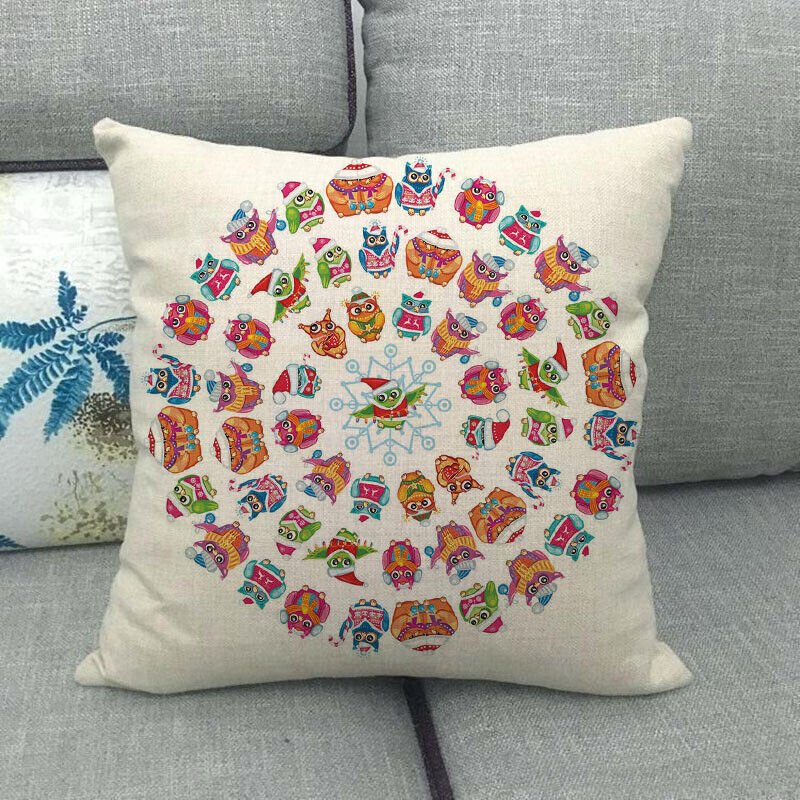 Candy Cane Christmas Pillow Cover - LuxeNest