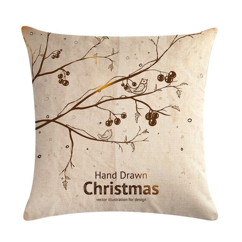 Candy Cane Christmas Pillow Cover - LuxeNest