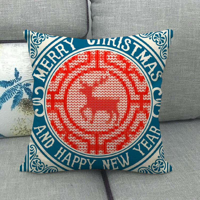 Candy Cane Christmas Pillow Cover - LuxeNest