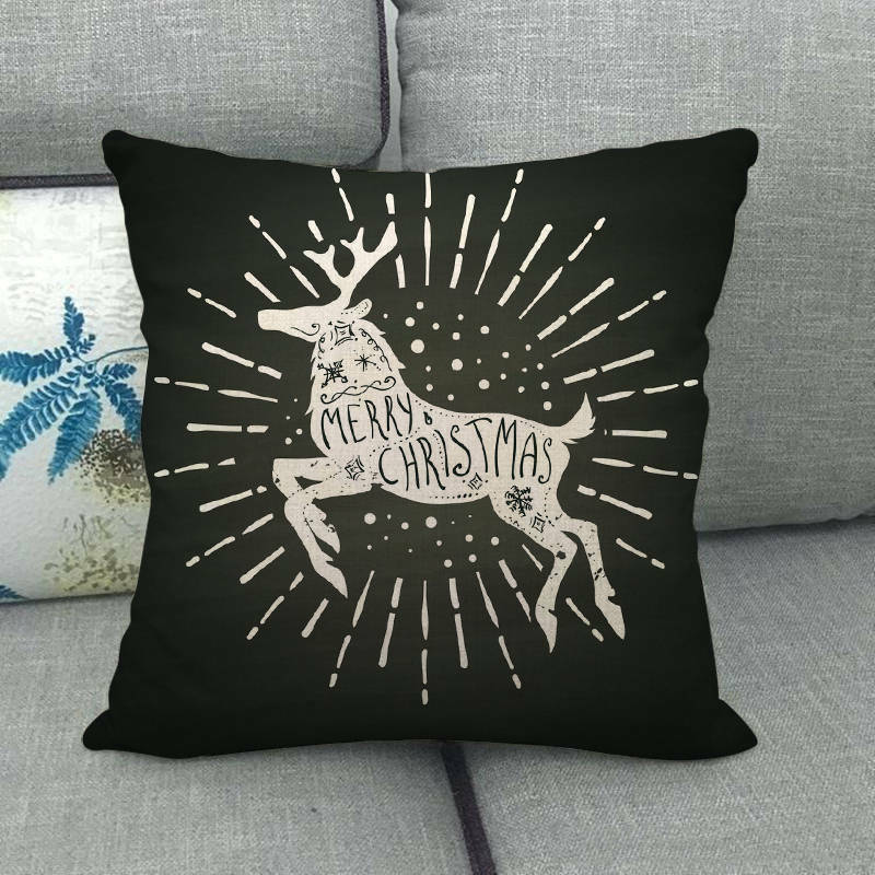 Candy Cane Christmas Pillow Cover - LuxeNest