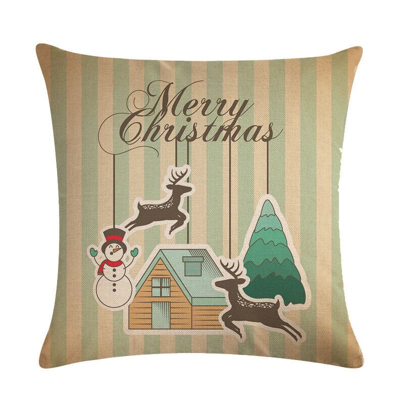 Candy Cane Christmas Pillow Cover - LuxeNest
