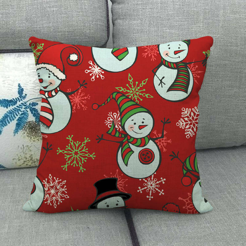 Candy Cane Christmas Pillow Cover - LuxeNest
