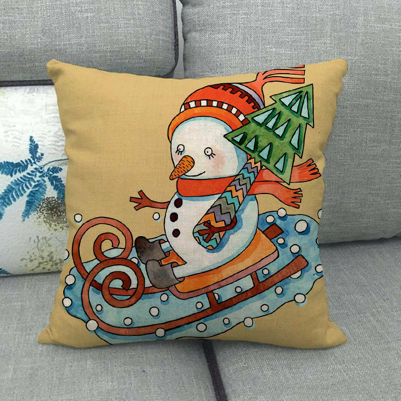 Candy Cane Christmas Pillow Cover - LuxeNest